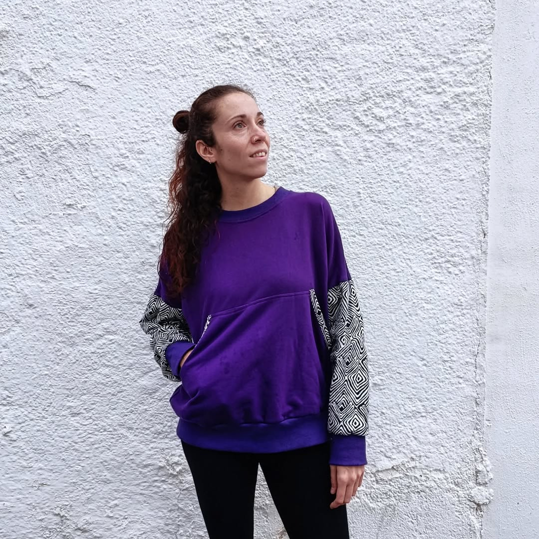 Sudadera Serendipia Morada