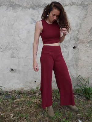 Pantalón Nanda Granate