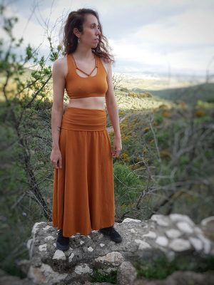 Falda Sarabi Mostaza